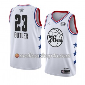 Maillot Basket Homme Philadelphia 76ers Jimmy Butler 23 2019 All-Star Jordan Brand Blanc Swingman